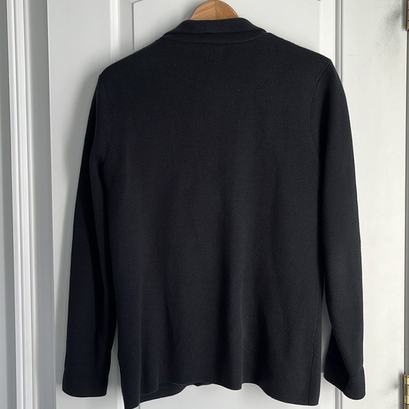 J crew factory black sweater blazer. - Picture 2 of 3